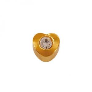 Серьги для ушей Studex R502 Y-4 сердце с хрусталем - 00-00011965