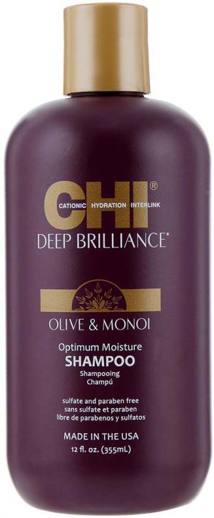Шампунь для пошкодженого волосся CHI Deep Brilliance Optimum Moisture 355мл - 00-00012133