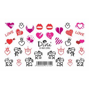 Наклейка Divia Слайдер Di860 [285] Valentines Day - 00-00014881