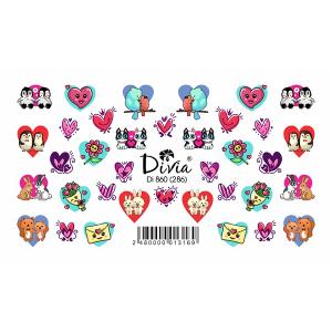 Наклейка Divia Слайдер Di860 [286] Valentines Day - 00-00014882