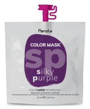 Тонирующая маска для питания и увлажнения шелковый фиолет Fanola Color Mask Silky Purple, 30 мл - 00-00021916