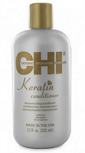 Відновлюючий кератиновий кондиціонер для волосся Chi Keratin Conditioner, 355 мл - 00-00021932