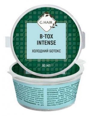 Холодний ботокс для волосся Inoar G.Hair B-Tox Intense, 80 мл - 00-00023408