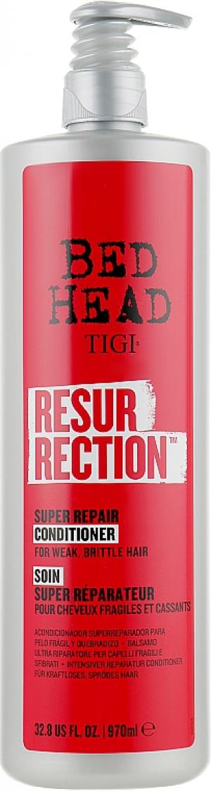 Кондиционер для слабых, ломких, поврежденных волос Tigi Bed Head Resurrection Super Repair Conditioner, 970 мл - 00-00023521