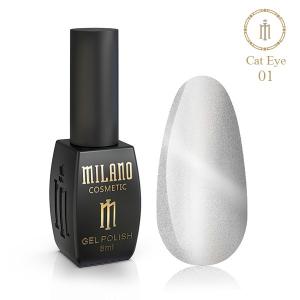 Гель-лак Milano Cat Eye Crystal №01 CR01, 8 мл - 00-00024163