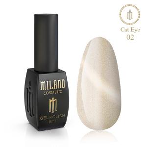 Гель-лак Milano Cat Eye Crystal №02 CR02, 8 мл - 00-00024164