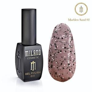 Гель-лак Milano Cosmetic Marblen Sand №02, 8 мл - 00-00024569