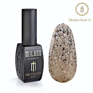Гель-лак Milano Cosmetic Marblen Sand №14, 8 мл - 00-00024581