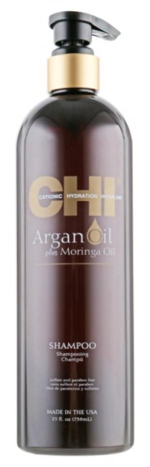 Шампунь живильний Аргана Chi Argan Oil Shampoo, 739 мл - 00-00025883