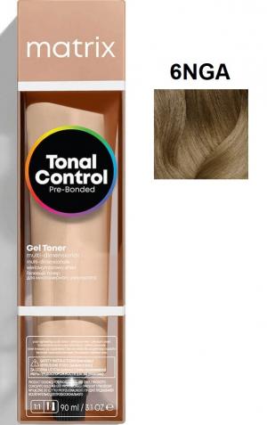 Гелевый тонер для волос на кислой основе Matrix SoColor Sync Pre-Bonded Acidic Toner 6NGA, 90 мл - 00-00025913