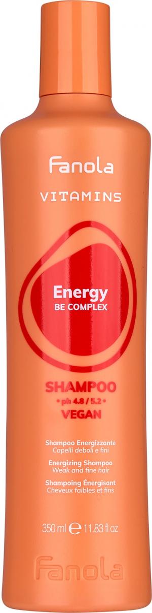 Fanola Vitamins Energizing Shampoo энергетический шампунь для ослабленных волос со склонностью к выпадению 350 мл - 00-00025988