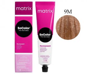 Matrix SoColor Pre-Bonded Blended перманентная краска для волос оттенок 9M/9.8 Hell Hellblond Mocca 90 мл - 00-00035348